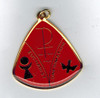 Holy Spirit Red Medal Featuring Sacraments
