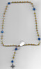 Lime and Blue Rosary 