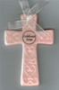 Celebrate Jesus Ceramic Pink Wall Cross