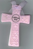 Celebrate Jesus Ceramic Lavender Wall Cross