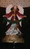 Metal Fireplace Top Angel with Hanger for Stocking
