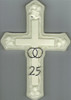 25th Wedding Anniversary Wall Cross