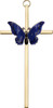 Bliss Blue Butterfly Resurrection Cross