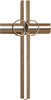 Bliss Walnut Wedding Cross