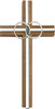 Bliss Walnut Wedding Cross