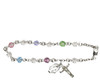 Bliss Sterling, Gold Filled and 14 Karat Rosary Bracelet with Swarovski Beads