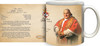 Pope John XXIII Sainthood Portrait Commemorative Prayer Mug