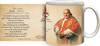 Pope John XXIII Sainthood Portrait Commemorative Quote Mug