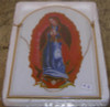 Our Lady Of Guadalupe Glass Window Shrine and Sun Catcher Ornament