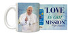 Pope Francis Thumbs Up Commemorative Apostolic Journey Mug