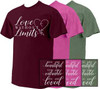 Love Without Limits Cursive T-Shirt