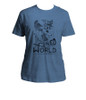 To Save One Life Talmud Heather Blue T-Shirt