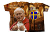 St. John Paul II Addressing the Faithful All Over Graphic shirt