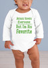 Jesus Loves Everyone Long-Sleeve Baby Onesie