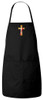 Deacon's Cross Apron (Black)