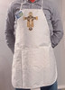 Benedictine Cross Apron (White)