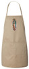 Ancient Carmelite Crest Apron (Natural)