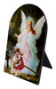 Guardian Angel Arched Desk Plaque II