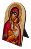 Byzantine Madonna Arched Desk Plaque