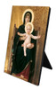 Virgin and Child Vertical Desk Plaque