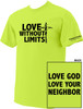 Love Without Limits Neon Yellow T-Shirt