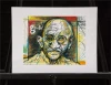 Colorful Gahndi Sketch by Joseph Matose
