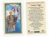 St. Louis de Montfort Laminated Prayer Card