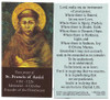 St. Francis Of Assisi Peace Prayer Card