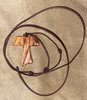 2" Classic Olive Wood Tau Pendant on Sturdy Brown Cord With 3 Barrel Knots 2" Classic Olive Wood Tau Pendant on Sturdy Brown Cord With 3 Barrel Knots