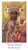 Totus Tuus -Our Lady of Czestochowa Prayer Card