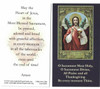 Jesus in the Blessed Sacrament Prayer Card