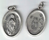 Our Lady of Guadalupe silver oxidized Medal--new version