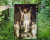 Resurrection by Carl Bloch Outdoor Garden Flag