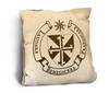 Dominican Crest Rustic Pillow