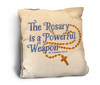 The Rosary Rustic Pillow