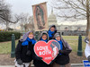 Life Size Our Lady of Guadalupe Tilma at USA Supreme Court March January 21, 2022