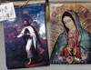 Our Lady of Guadalupe and Juan Diego Vintage Look Velvet Blessing Pouch