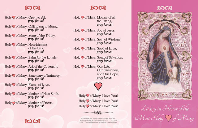 Litany in Honor of the Most Holy Heart of Mary