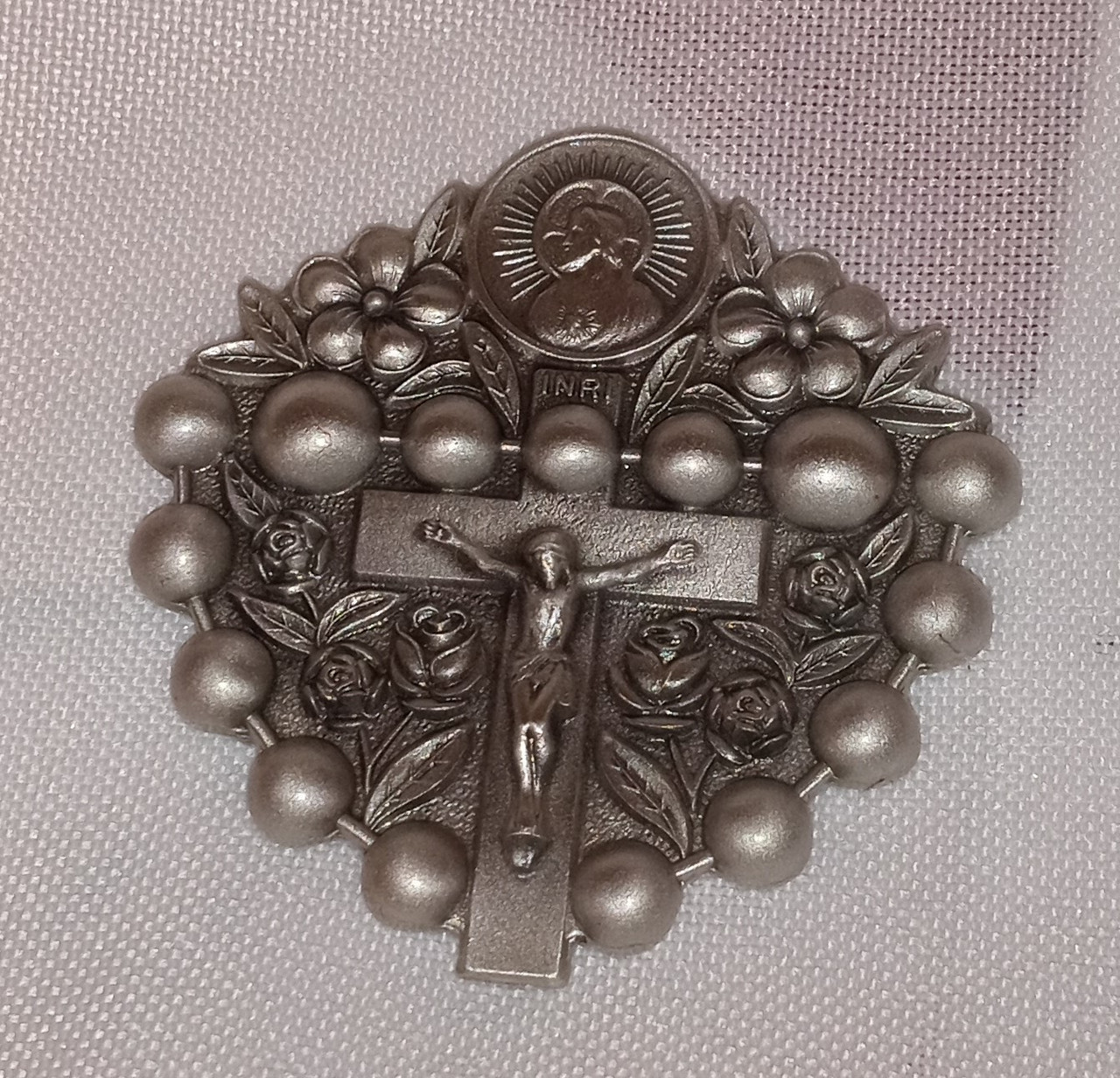 Pewter Pocket Rosary