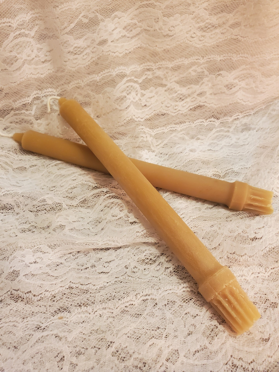 100% Beeswax Handcrafted Colonial Taper Candle (Pack of Two)