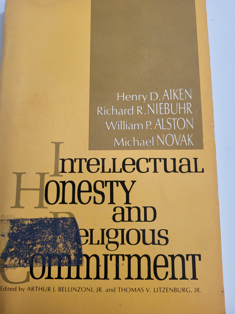 Intellectual Honesty and Religious Commitment by Aiken, Niebuhr, Alston, Novak