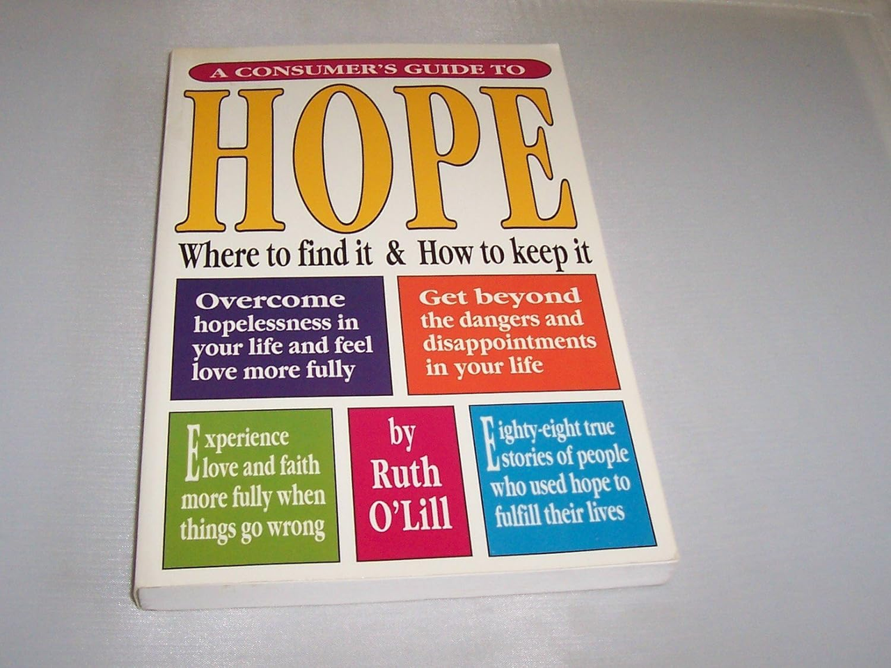 A Consumer's Guide to Hope Where to find it and keep it 