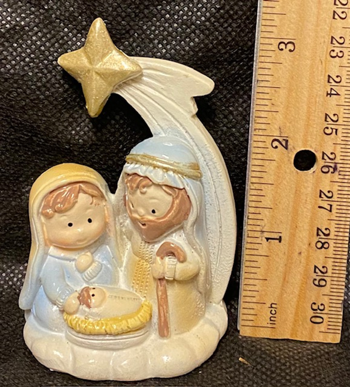 Shining Star Nativity Scene - 3" high