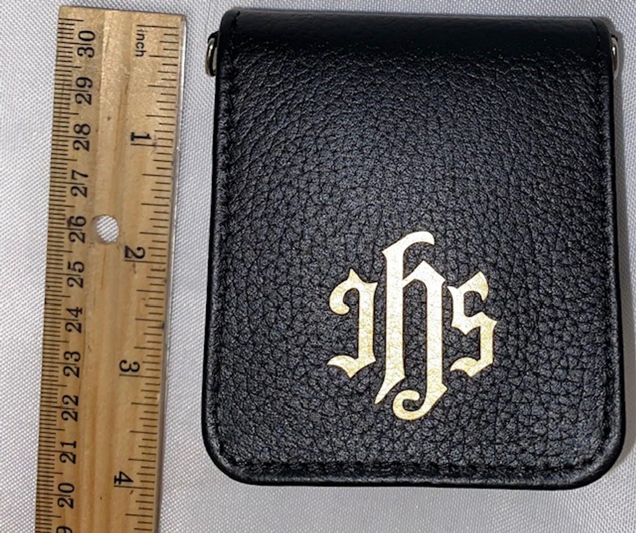 Genuine Grained Leather IHS Pyx Case with 42" Removable Strap