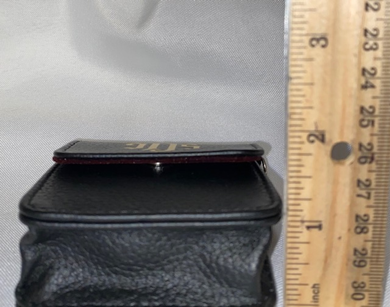 Genuine Grained Leather IHS Pyx Case with 42" Removable Strap