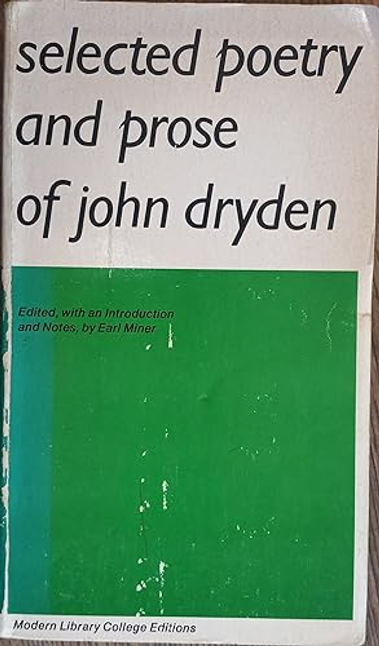 Selected Poetry of John Dryden