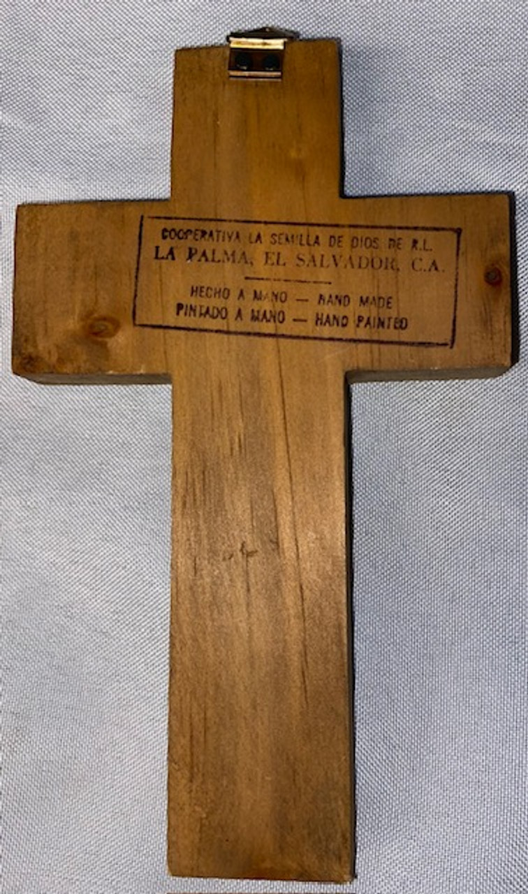 3.5" x 6" Hand-painted / Hand-made Wooden Cross