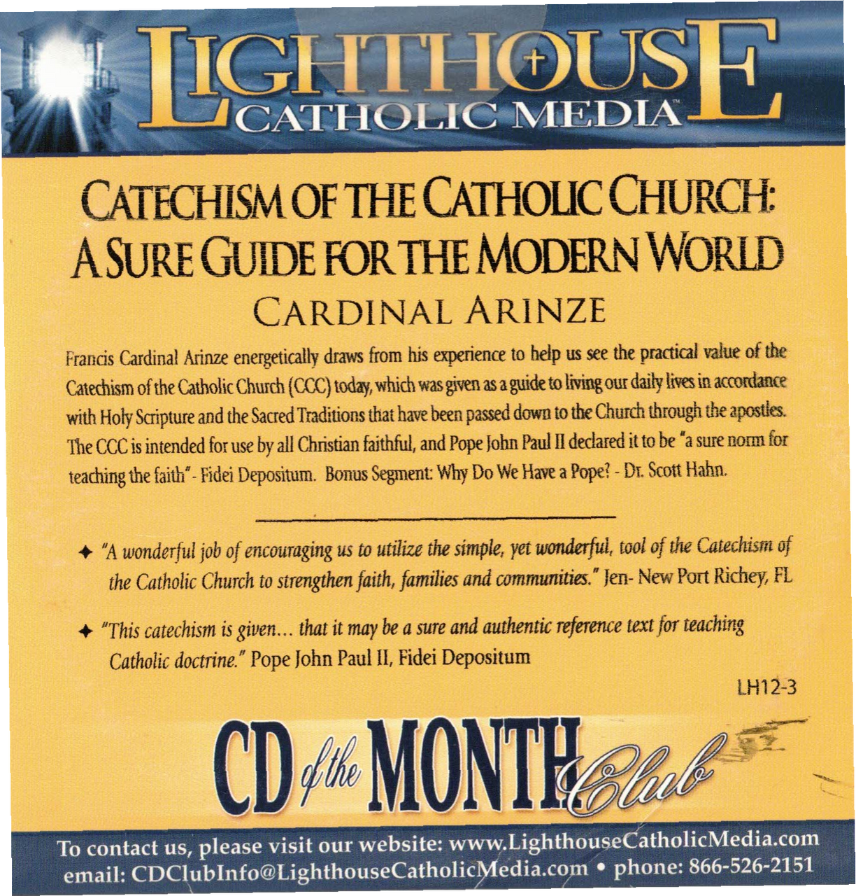 Catechism of the Catholic Church: A Sure Guide For the Modern World CD