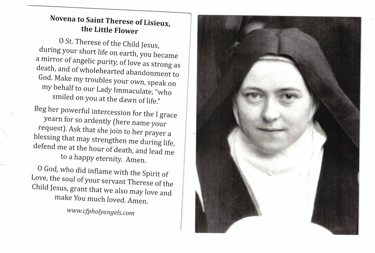 Novena to Saint Therese of Lisieux, the Little Flower