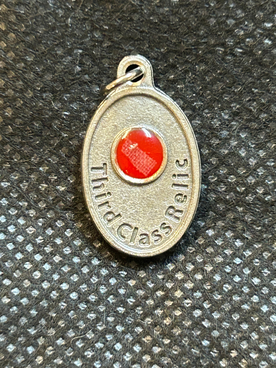 Saint Therese of Lisieux third class relic medal